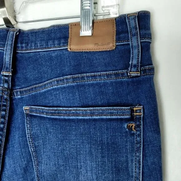 Madewell 10" High Rise Skinny Jeans Size 31T - Picture 7 of 9